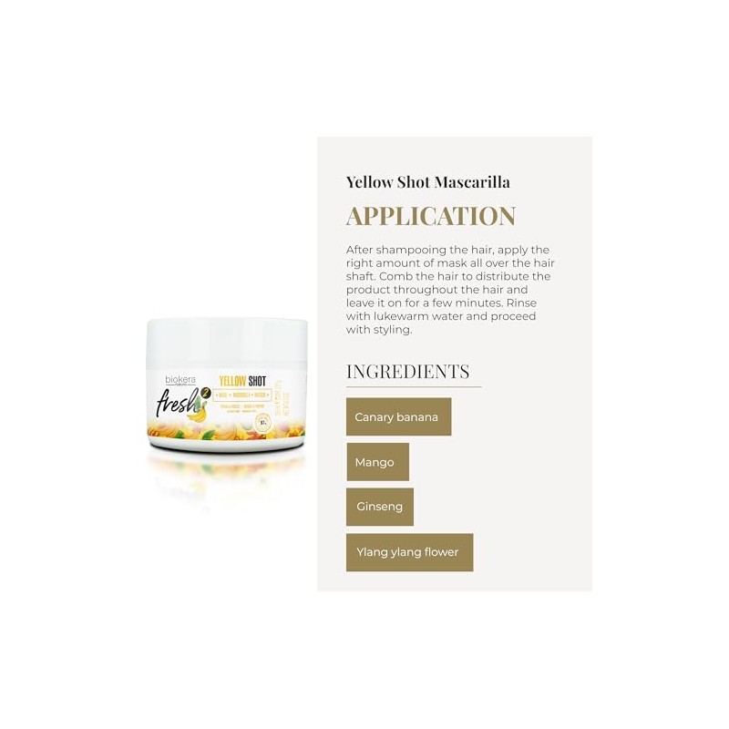 Salerm biokera natura YELLOW SHOT MASK 250ml