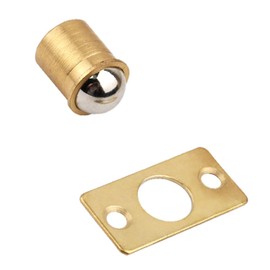 SEIWEI Ball Catch Door Hardware 4Pack Door Ball Catch for Top of Door Adjustable Ball Catch Drive in Ball Latch for Invisible Pantry Ball Bearing Door Latch - 9.5mm, Yellow