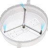 BOCOM Washer Replacement Integrated Rotary Rod Rotating Spray Arm with