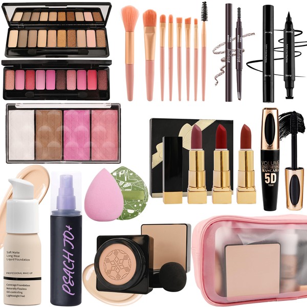 All in One Makeup Kit for Women Full Kit,Travel Makeup