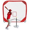 Heater Sports Spring Away Batting Tee & Pop-Up Net Combo