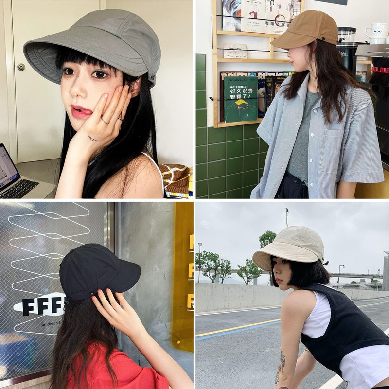 AQZXA UV Protection Hat, Women's, Small Face Effect, Quick Drying,