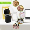 Hayixia 2 L Mini Desktop Garbage Bin, Mini Plastic Push-button