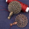 2 Pieces Portable Round Yarn Cutter Pendants, Thread Cutter,Thread Cutter