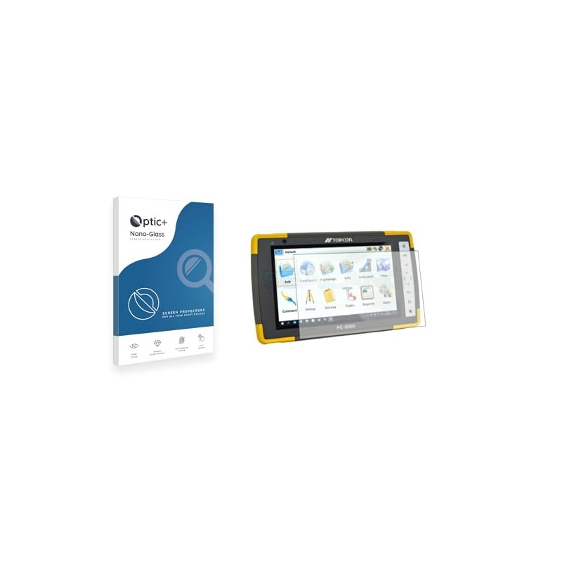 Optic+ Nano Glass Screen Protector for Topcon FC-6000, Clear, NG182299