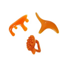 COLLBATH 3Pcs Resin Massage Scraping Plates Body Massager with Smooth Edges Portable Gua Sha Tools for Back Neck Shoulders Face Relief