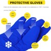 Saladulce 15inch Cryogenic Gloves Low Temperature Liquid Nitrogen Protective Cowhide