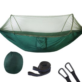 Origin Outdoors Unisex - Adult Pop Up Mosquito Net Hammock, Dark Green, 140cm