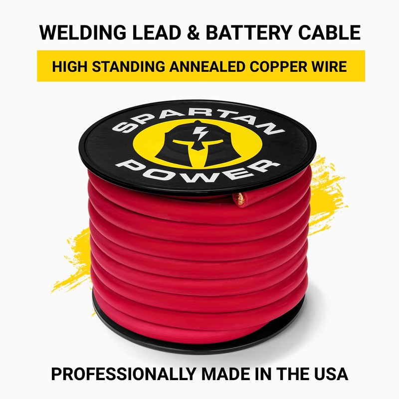 Spartan Power Welding Lead & Car Battery Cable - DIY