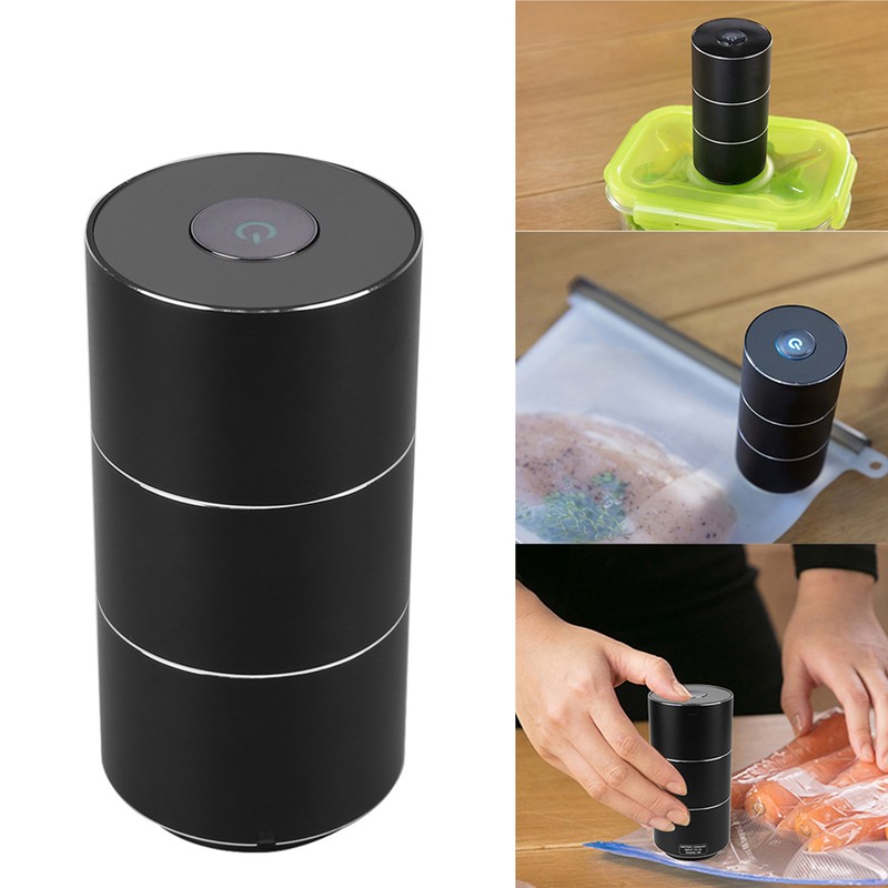 Mini Automatic Compression Vacuum Pump Machine Receiving Bag for Home