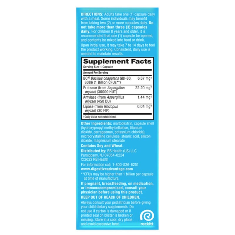 Digestive Advantage Intensive Bowel Support, 96 Capsules (Pack of 3)