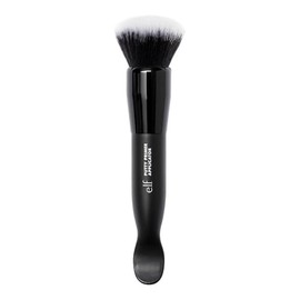 e.l.f. Brocha y aplicador de imprimación para masilla, herramienta de maquillaje de doble extremo para aplicar productos de masilla e.l.f. hecha con c