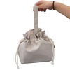 [ARASAWA] Washable! Insulated Lunch Drawstring Pouch, Washable, Simple, Men's, Women's,