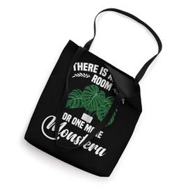 Variegated Monstera Plant Monstera Thai Constellation Live Tote Bag