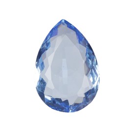 REAL-GEMS Topacio azul 87,50 quilates con forma de pera