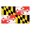 Online Stores Maryland Printed Polyester Flag, 3 by 5-Feet