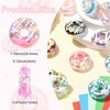DanLingJewelry 12Pcs 3D Bumpy Donut Acrylic Focal Beads Imitation Doughnut