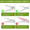 Professional 4-in-1 Knife Sharpener with Tungsten Steel & Ceramic Slots,