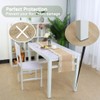 uxcell 24pcs Furniture Pads Square 3/4" Self-stick Non-slip Anti-scratch Felt