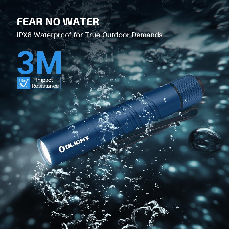 OLIGHT I3T 2 EOS Pocket EDC Flashlight, 200 Lumens Compact