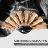 Pack of 23 Craft Wooden Pen Tips Stencil Soldering Pyrography