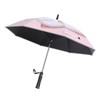Portable Umbrella with Fan Reflective UPF 50+ Sun and Rain
