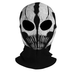 INN Fabric Ghost Mask Balaclava Skull Hood White