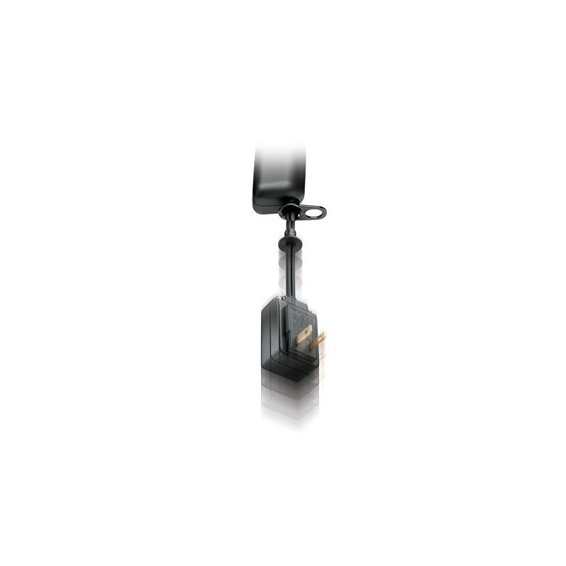 Secador inico de cabello Andis Fold-n-go de 1875 vatios, plateadonegro