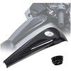 ECOTRIC Smooth Dash Fuel Console&Gas Tank Cap Cover Compatible with 2008-2023 Harley Touring Gloss Black
