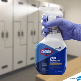 CloroxPro Odor Defense Air and Fabric Spray Refill, Clorox Healthcare Cleaning and Industrial Cleaning Spray, 128 Ounces - 31716