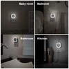 YUNLEX 2 Pack Plug in Dimmable Night Light, Auto Dusk