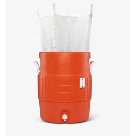 Hobby Homebrew MESH GRAIN BAG BIAB Brew-in-A-Bag Grain Mash Straining Bag with Handles (27.5 x 32.5 in) BAG29 Size HUGE From KegLand fits 10 Gallon Igloo Water Cooler