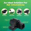 UCatch Rat Traps Indoor and Outdoor - 2 Pack Dual-Entry