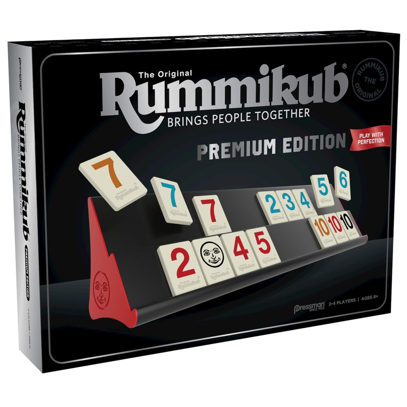 Rummikub Premium Edition by Pressman - Features Racks - Large