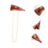 KONTONTY Viking Horn Bull Horn Medieval Trumpet Instrument for Festivals