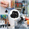 5 Pcs Insulated Wire Connectors Black Multi Cable Splice Connector