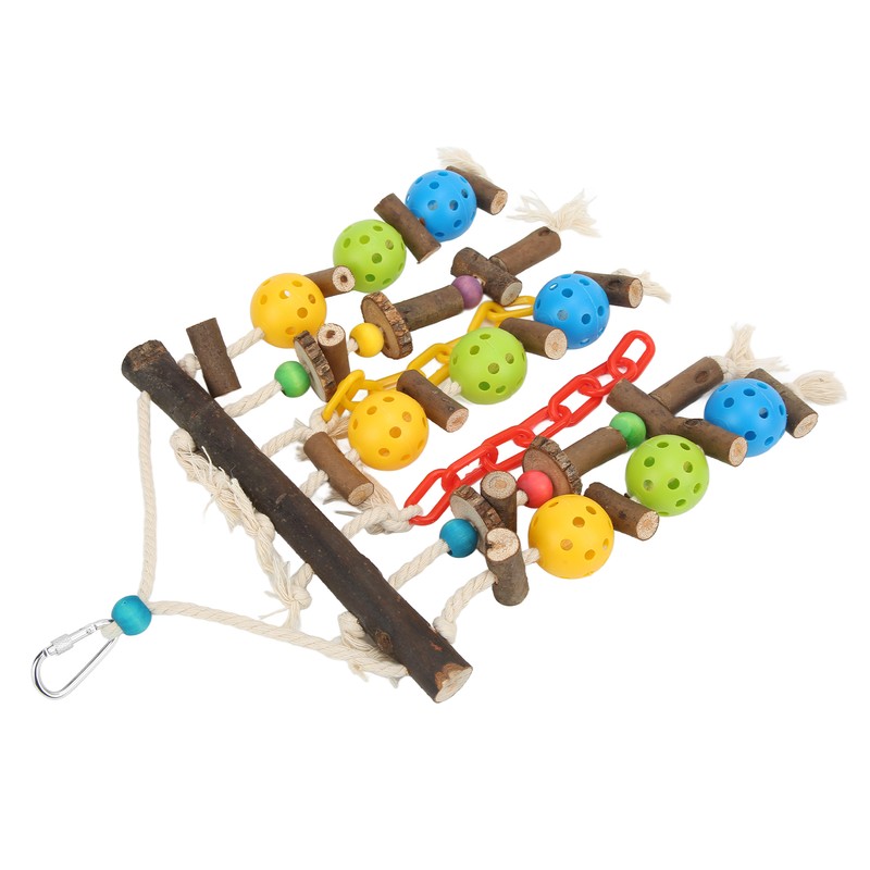 Wooden Parrot Chewing Blocks Safe Bite Resistant Large Parrot Bite