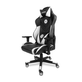 Genérico Silla Gamer Ergonómica Reclinable de Xion, Cómoda, Negro y Blanco                                                                            