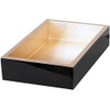 Design Design 704-08559 Black Lacquer-Gold Napkin Holder-Guest