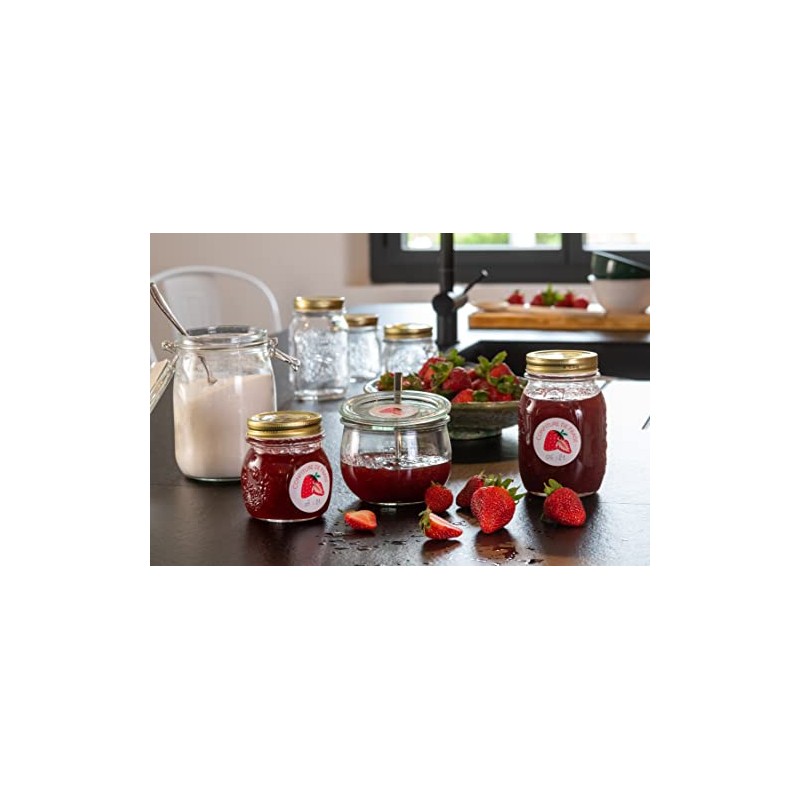 AVERY Pack of Jam Labels, Strawberry, 64 étiquettes