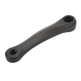 Topyond 152mm Left Bike Crank Arm, Diamond Hole Bike Crankset, Hole Aluminum Alloy Pedal Crank for Superior Support