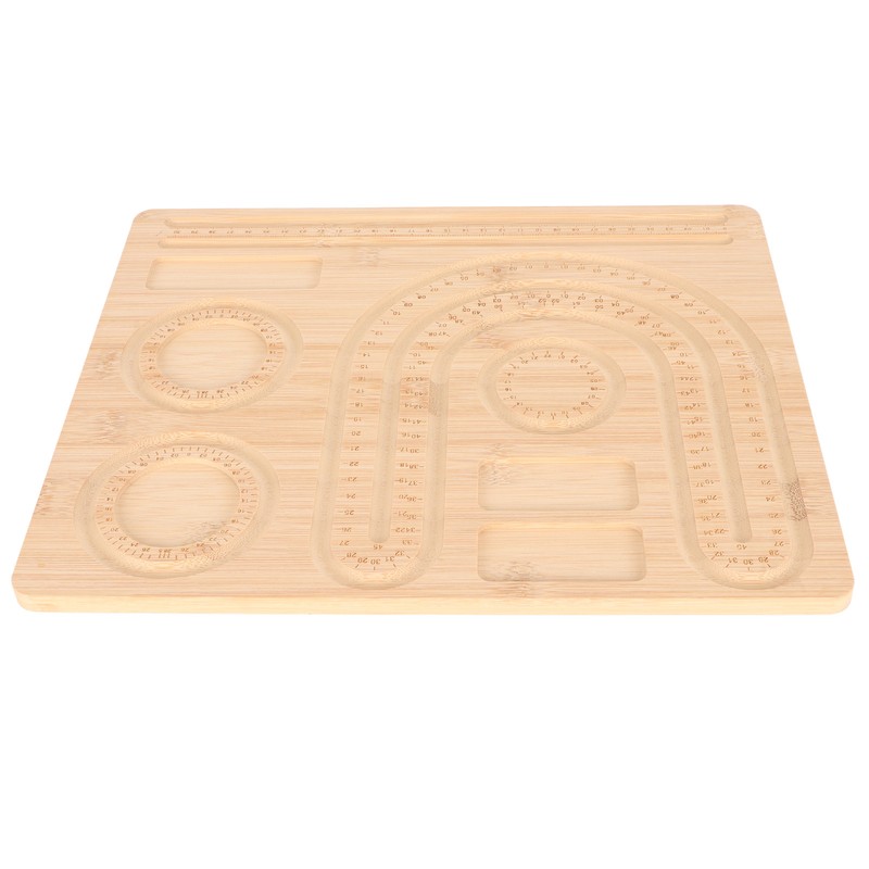 Bracelet Bead Board Jewelry Making Bracelet Measurement Board Bamboo Beading