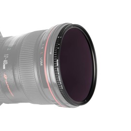 Haida Adjustable Filter for Camera Multi-Coating Variable ND Waterproof Scratch Resistant Filter Pro II Nano Coating Optical Glass Neutral Density SLR Photographic Filter (62mm)