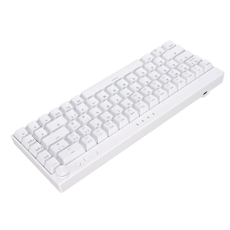 Mechanical Keyboard 68 Keys Three Modes RGB Backlight 1800mAh Battery