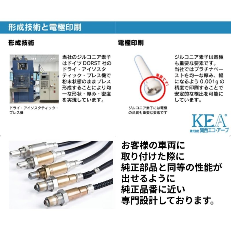 Kansai Eco Arp KEA O2 Sensor 2F0-308 Subaru Compatible with