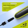 5V Type-C Shaver Adapter Charging Converter Fit for Philip Norelc