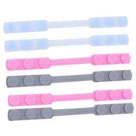 FOMIYES Adjustable Mask Hooks 6pcs Mask Extension Hooks Ear Protectors for Sleep Random Color