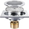 Square Floor Drain Thickened Stainless Steel Bathroom Tile Insert Floor
