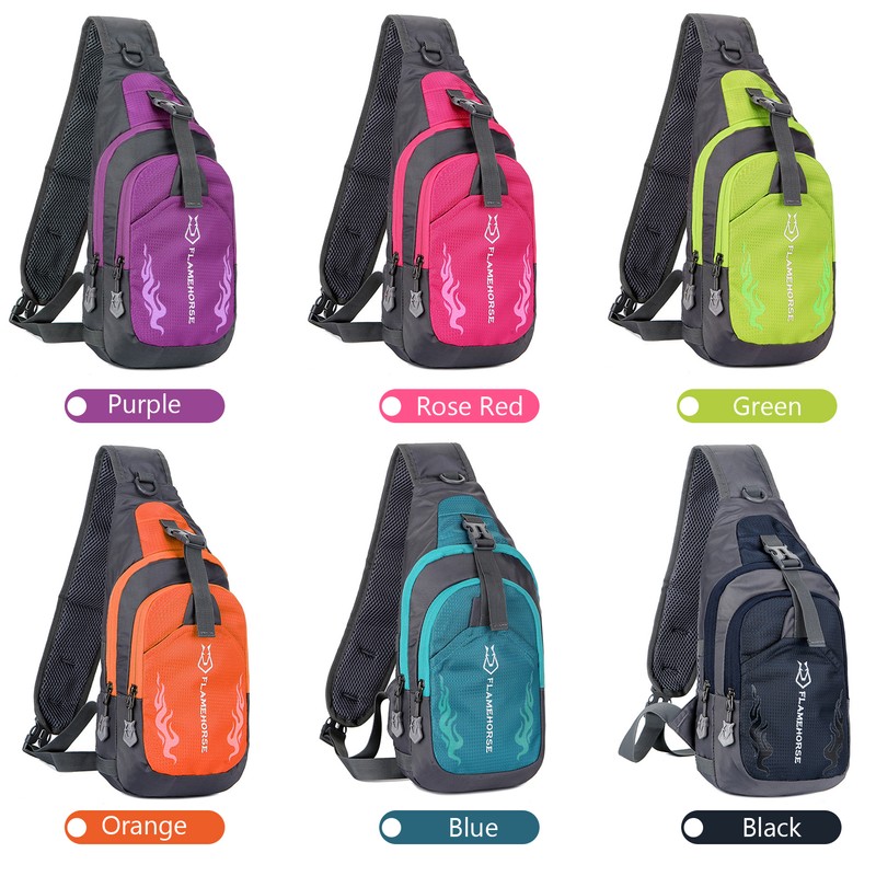 Men Sling Backpack Chest Crossbody Bag Shoulder Bag Travel Sports