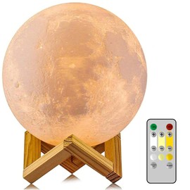 CPLA Night Light, Moon Light, Indirect Lighting, Bedside Lamp, Baby Light, Desk Light, Indoor Lighting, Interior, Stepless Dimming